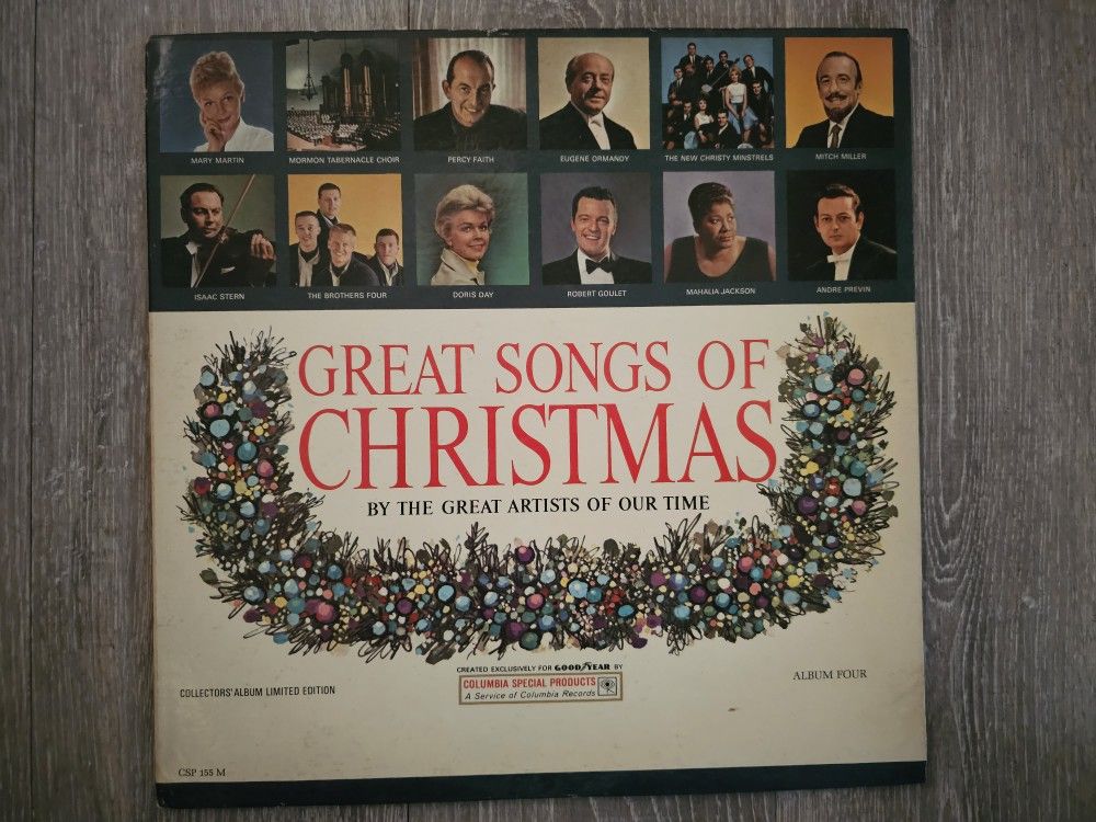 #Vintage #Record Album #Xmas #Great Songs  of Christmas 