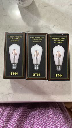 Edison style dimmable, lightbulbs