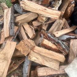 Split Fire Wood Delivery Truck Load