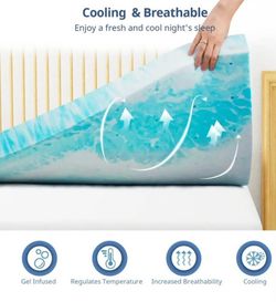 3 inch king mattress topper - NEW