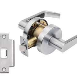 Dynasty Hardware AUG-30-26D Grade 2 Commercial Duty Passage Lever, ADA, Satin Chrome Finish