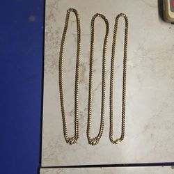 Cuban Chain For Sale All 25" 10k Gold