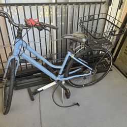 Light Weight Blue Skinny Bike 