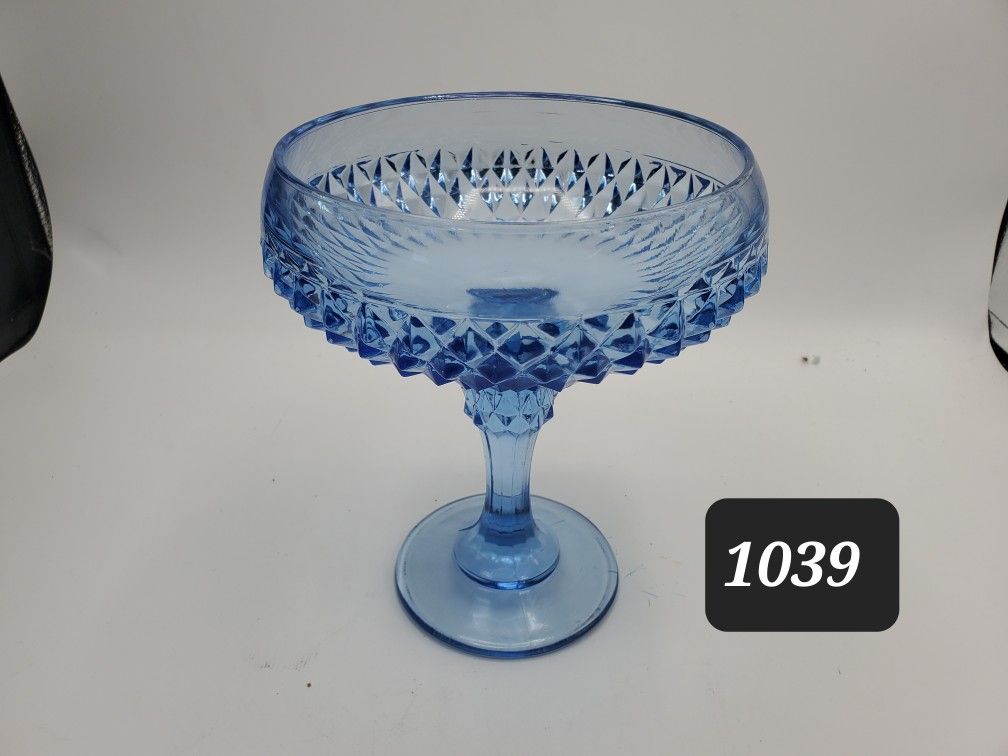 Blue Crystal Candy Dish