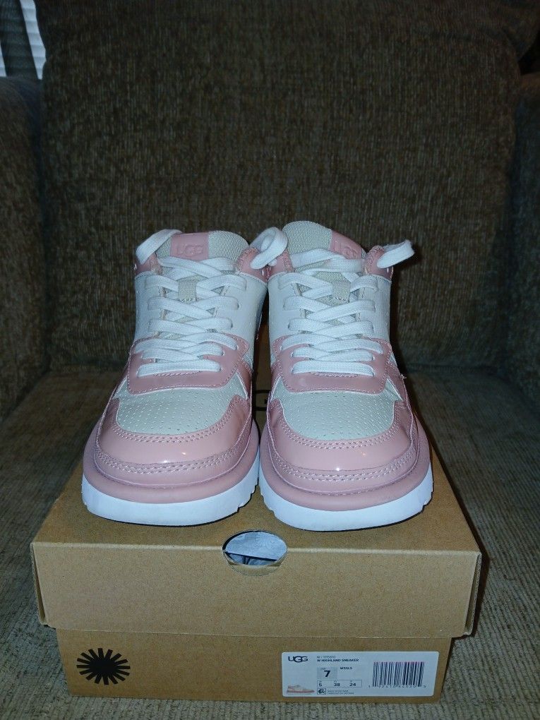 Pink UGGs.