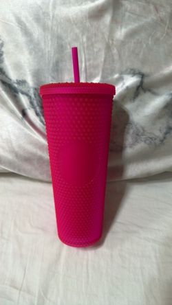 Starbucks 2021 Hot Pink Studded 24oz Tumbler