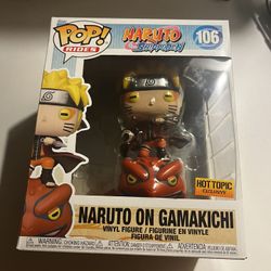 Naruto on Gamakichi Hot Topic funko pop exclusive