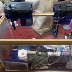 Salt Water Tank 10 Gal  Tank With All Stuff To Set Up 