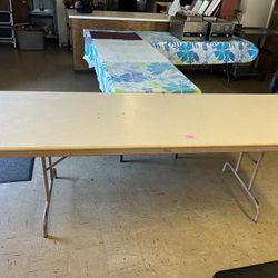 8’ Folding Legs Banquet Tables 
