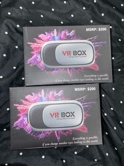 VR Box Virtual Reality Glasses – 2 Pack