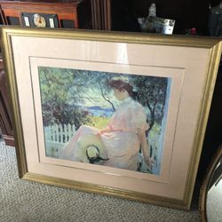 Giant pic double matted . Beautiful , timeless !