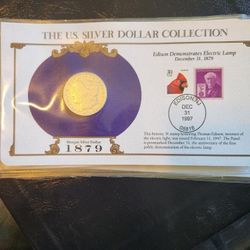 Silver Dollars Mix  $47 Each With Stamps 