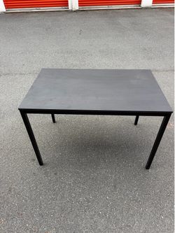 PICK UP TODAY-IKEA Black Office Table (Standard Desk)