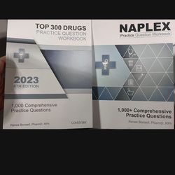 Two Naplex/pharmacy Test Books