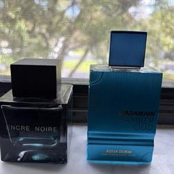 Aqua Dubai & Encre Noire Sport