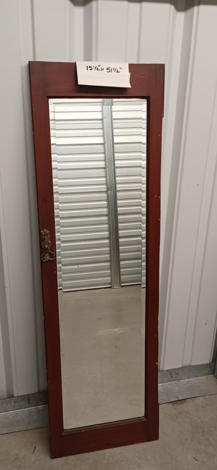 Antique Mirrored Armior Door