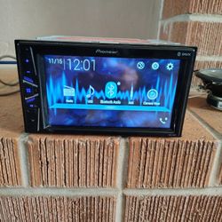 Pioneer Double Din Car Stereo With Bluetooth USB Aux 
