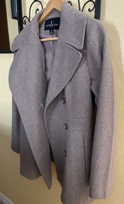 Wool London Fog beautiful gray coat, size M, like new 