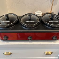 Faberware 3 Pot Crockpot 