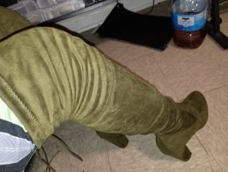 Long Over The Knee Suede Boots