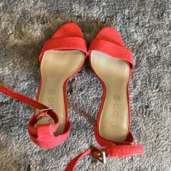 Orange High Heels