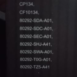 Cabin Air Filters 2 Pack