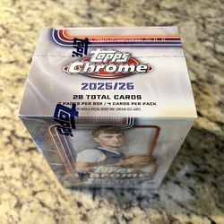 Factory Sealed 2025 Topps Chrome Basketball Blaster Box