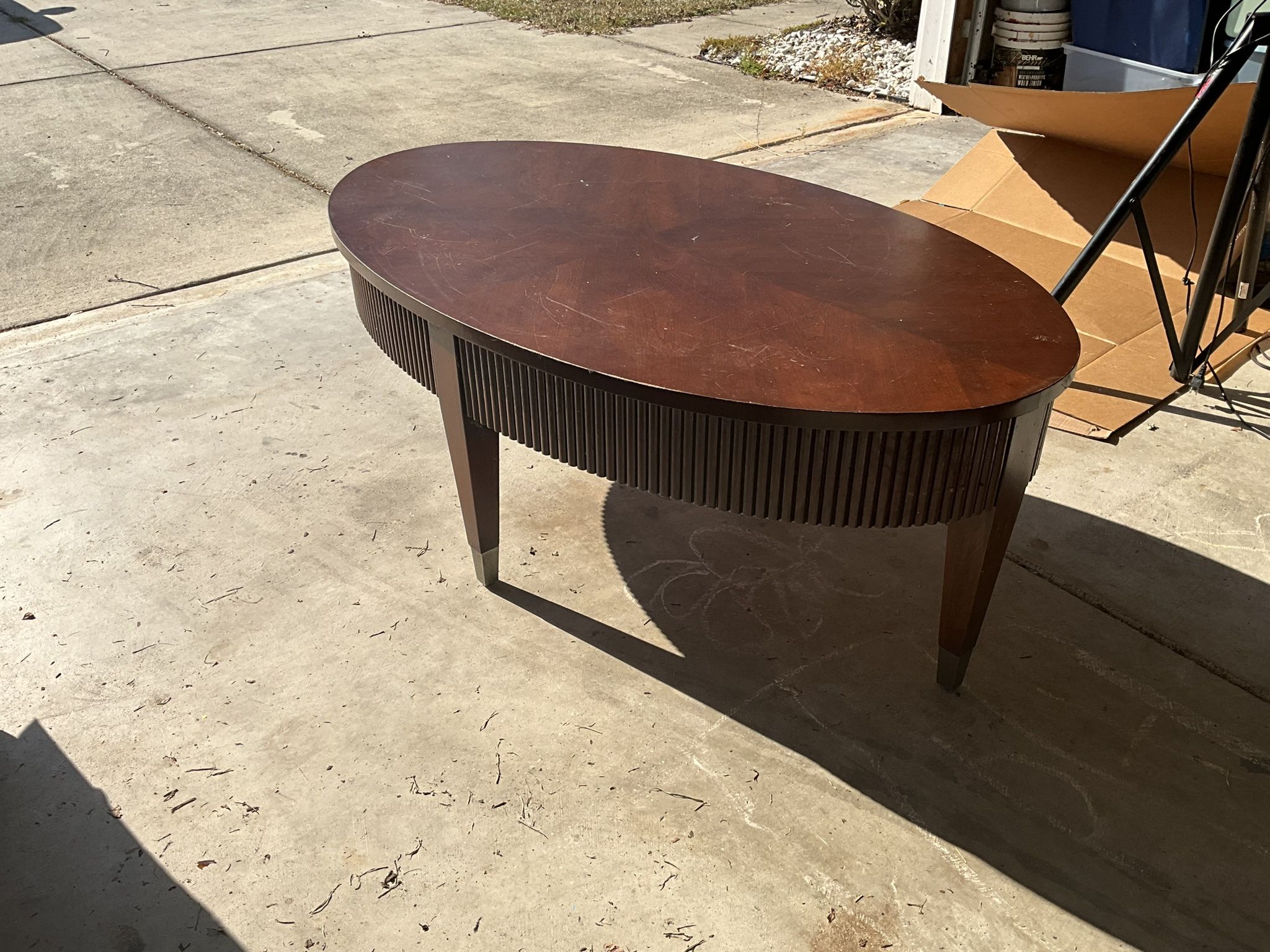 Solid Mahogany Coffee Table Wood
