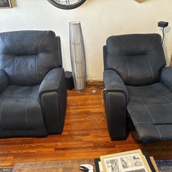  2 Kingston Power Reclining Chairs – Great Condition – $1,000 for Both