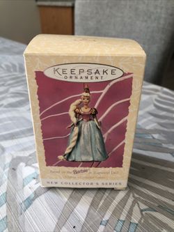 Hallmark 1995 Barbie As Rapunzel Ornament In Original Box