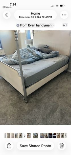King bedroom canopy. Bed only