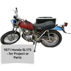Vintage Honda Motorcycle SL175