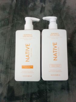 Native Almond & Shea Butter Shampoo and Conditioner Set