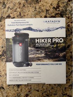 Katadyn Hiker Pro Microfilter water filtration system