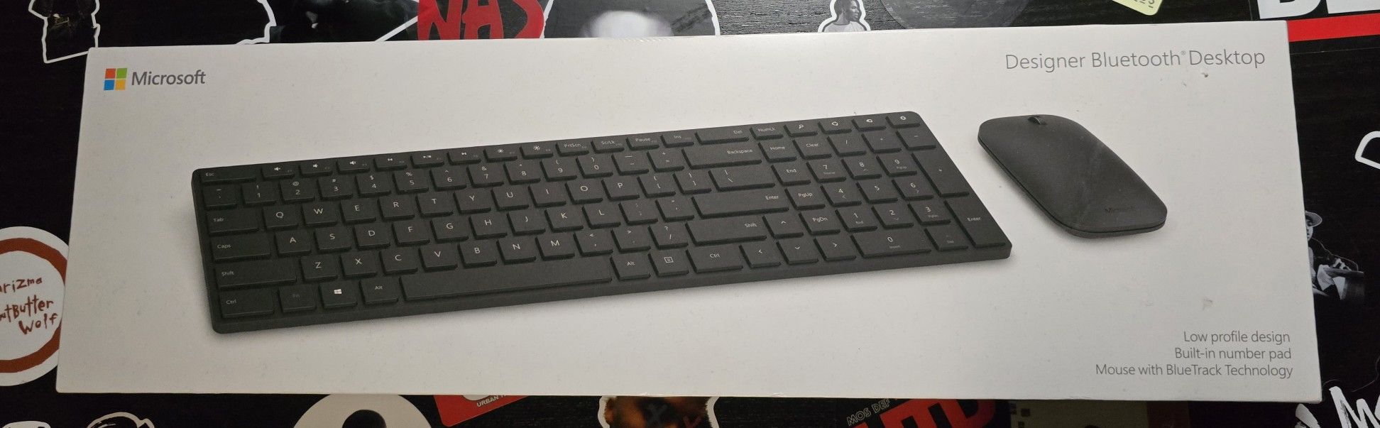 Microsoft Wireless Bluetooth Keyboard & Mouse Set in Black NEW IN BOX 