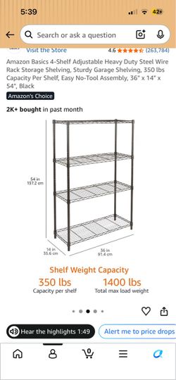 Heavy duty shelving