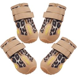 Dog Shoes for Hot Pavement and Paw Protection ( Medium: 2.5"x2.1"(L*W) )