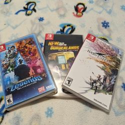 3 Nintendo Switch Games 