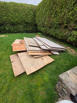 Hardwood, 2x4s and plywood