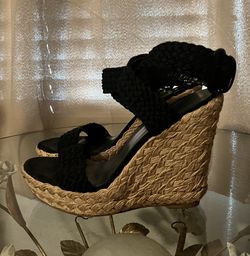 Stuart Weitzman Alex Wedges Sandals Size 7.5