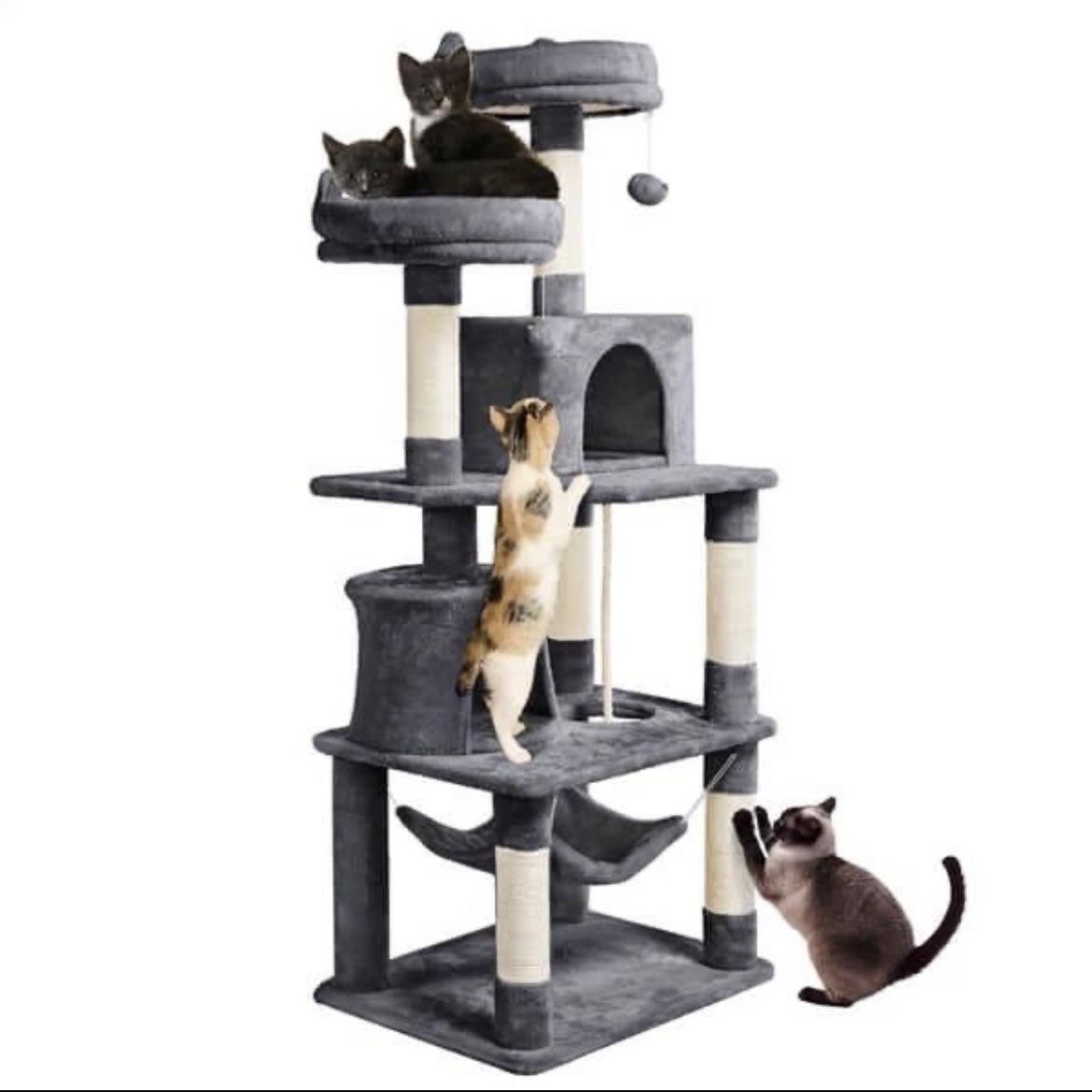 62.5'' H Cat Tree Cat Tower