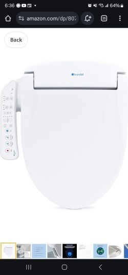 Brondell SE400-EW Swash SE400 Electric Bidet Toilet