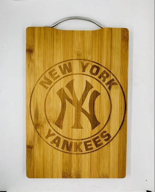 NY Yankees Laser Engraved Bamboo Cutting Board for Sale in Santa Ana, CA OfferUp