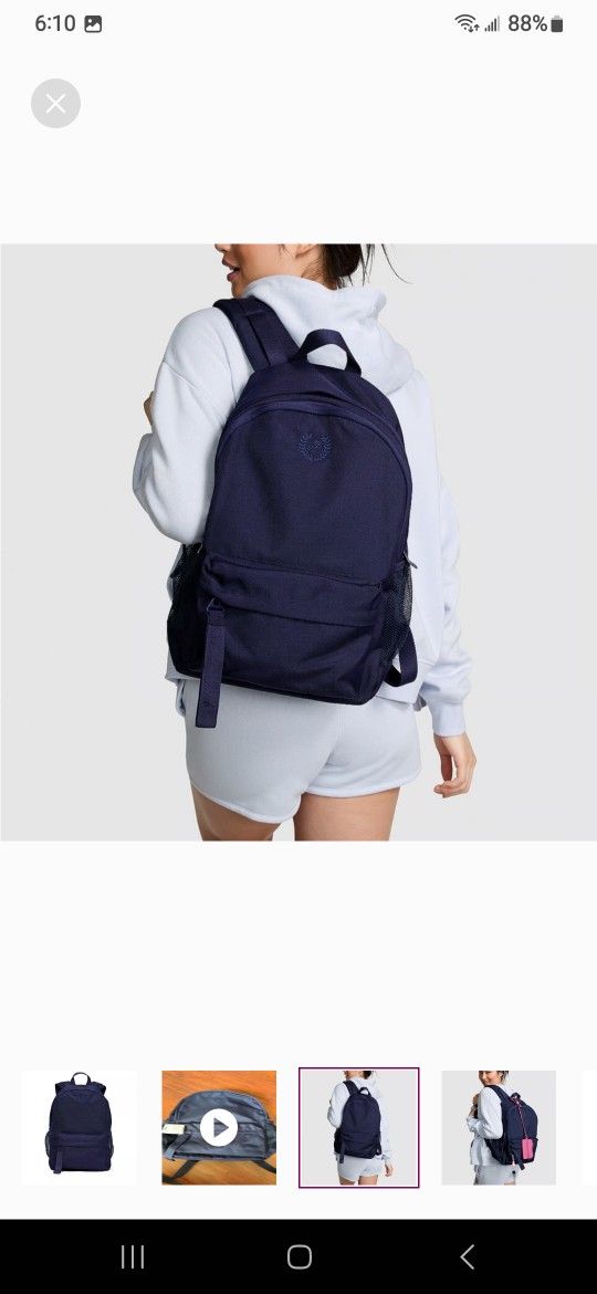 Backpack By Pink Victoria Secret 