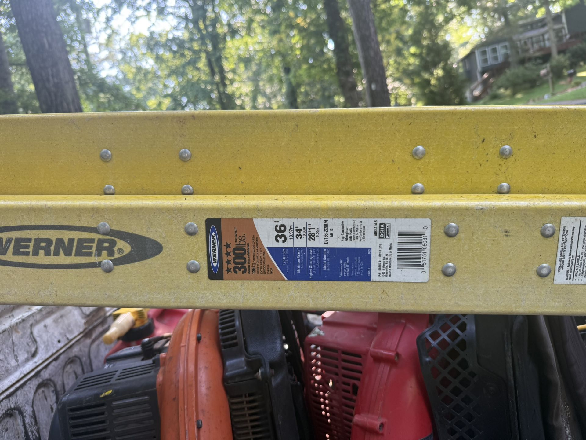 36 Ft Ladder