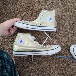 Converse All Star Gold Men's Size 10 Never Worn