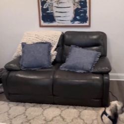 Couch And Loveseat Sold As Set Electric Recliners