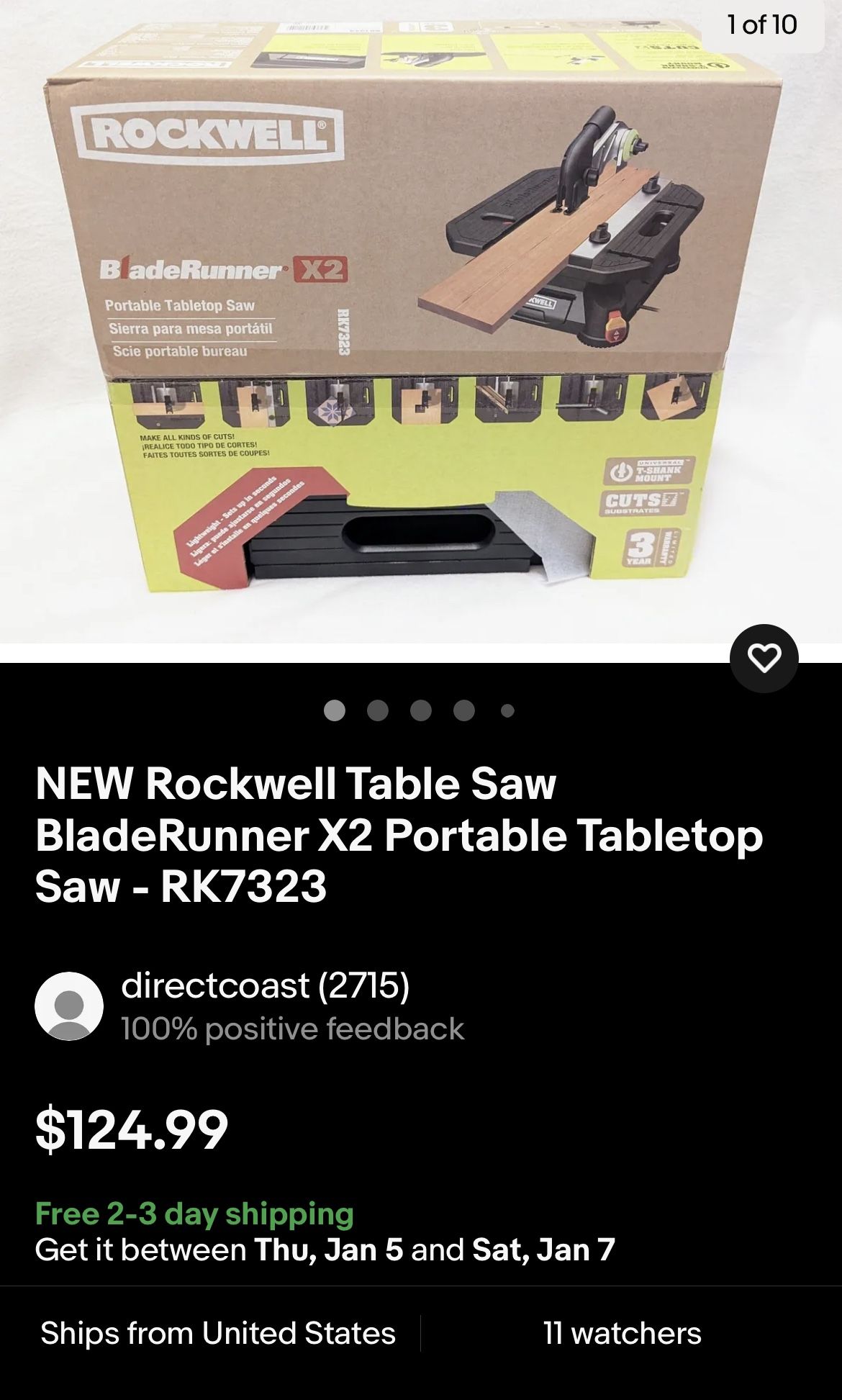 Rockwell Blade runner 2. Lightly Used