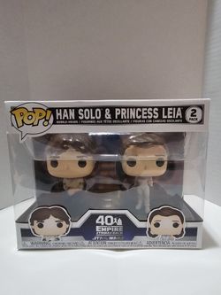 Funko Pop Han Solo And Princess Leia