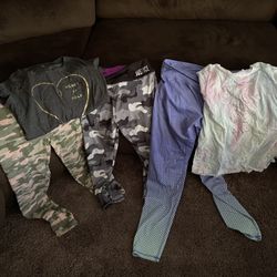 Justice N Nike Tights N Shirt Size 14 